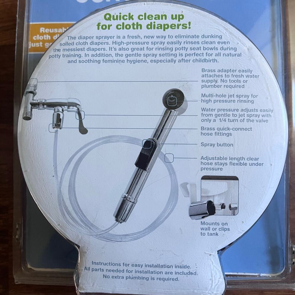 NEW bumGenius Diaper Sprayer Cloth Diaper Cleaner - Picture 5 of 5